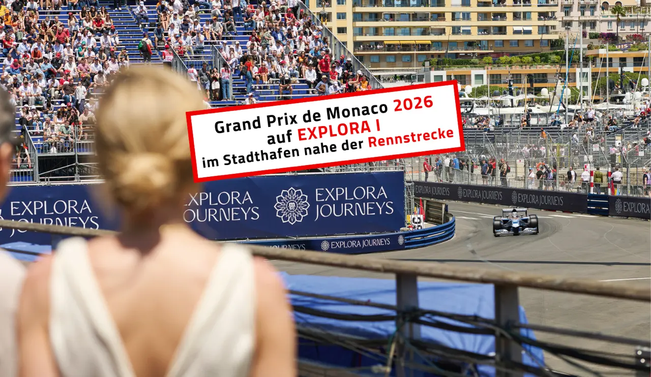 Grand Prix de Monaco 2026 mit EXPLORA I Grand Prix de Monaco 2026 mit EXPLORA I